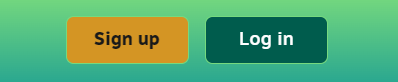 Sign up and log in buttons